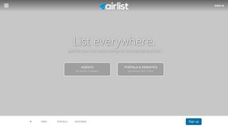 
                            4. Real estate listing tool - Airlist - Home