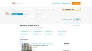 
                            3. Real Estate & Properties for Rent in Oman with OLX online Classifieds
