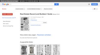 
                            4. Real Estate Record and Builders' Guide