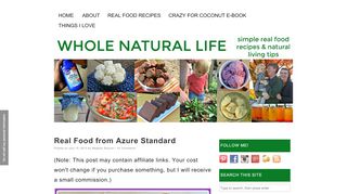 
                            13. Real Food from Azure Standard - Whole Natural Life