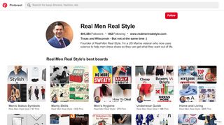 
                            8. Real Men Real Style (rmrstyle) on Pinterest