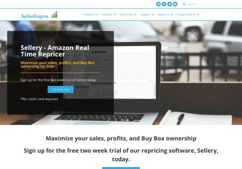 
                            2. Real time Amazon repricing software - Sellery from SellerEngine