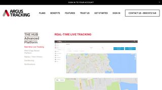 
                            3. Real-time Live Tracking - Argus Tracking