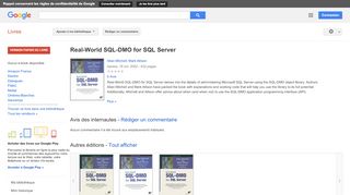 
                            10. Real-World SQL-DMO for SQL Server