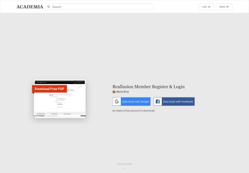 
                            4. Reallusion Member Register & Login | Mario Broz - Academia.edu