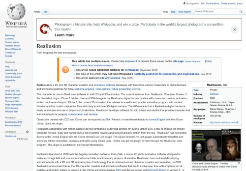 
                            11. Reallusion - Wikipedia