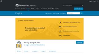 
                            11. Really Simple SSL – WordPress plugin | WordPress.org