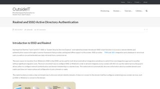 
                            9. Realmd and SSSD Active Directory Authentication - OutsideIT