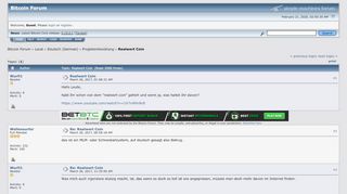 
                            2. Realwert Coin - Bitcointalk