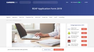 
                            3. REAP Application Form 2019, Registration – Apply online here