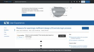 
                            5. Reasons for seemingly inefficient design of Evernote login process ...