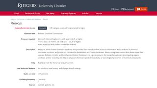 
                            13. Reaxys | Rutgers University Libraries