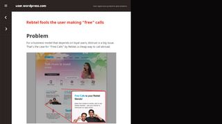 
                            10. Rebtel fools the user making “free” calls - User experience problems ...