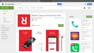 
                            9. Rebtel - International Calling - Apps on Google Play