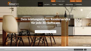 
                            3. Rebus Renderfarm Service – nur 1,2 Cent / Ghzh | RebusFarm