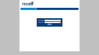 
                            2. Recall Login