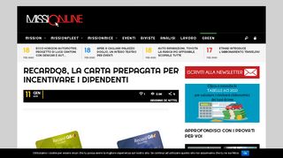 
                            10. RecardQ8, la carta prepagata che aiuta anche a incentivare i dipendenti