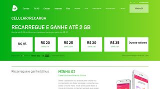 
                            4. Recarga Online | Compre crédito pro celular pré-pago - Oi