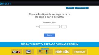 
                            12. Recarga Prepago - DIRECTV® Chile