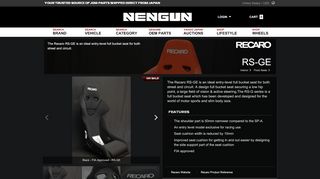 
                            9. Recaro - RS-GE - Nengun Performance