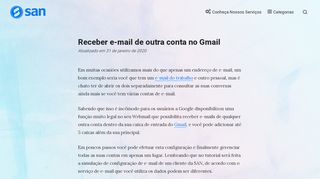 
                            12. Receber e-mail de outra conta no Gmail » SECNET