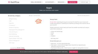 
                            13. Receipt Bank for KashFlow Accounting Software