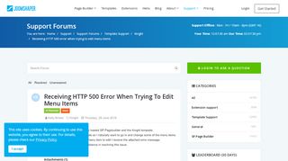 
                            7. Receiving HTTP 500 error when trying to edit menu items - JoomShaper