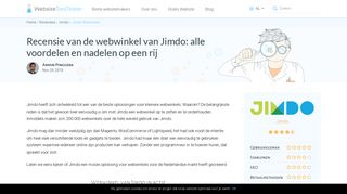 
                            7. Recensie: hoe goed is de webwinkel van Jimdo?
