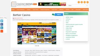 
                            11. Recensione del Casinò Betfair - Giochi, Bonus, Modalità di pagamento