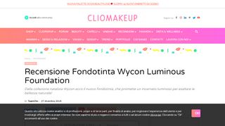 
                            10. Recensione Fondotinta Wycon Luminous Foundation - Cliomakeup
