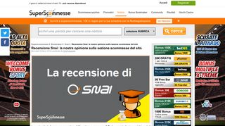 
                            10. Recensione Snai, commenti e opinioni sul gigante italiano delle ...