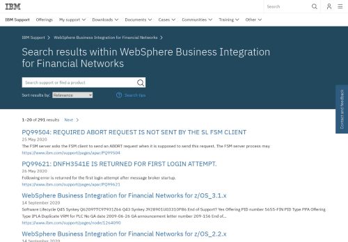 
                            4. Recent content for WebSphere Business Integration for Financial ... - IBM