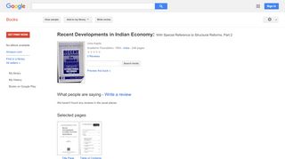 
                            10. Recent Developments in Indian Economy: With Special Reference to ...