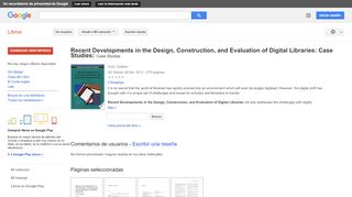 
                            9. Recent Developments in the Design, Construction, and Evaluation of ... - Resultado de la Búsqueda de libros de Google