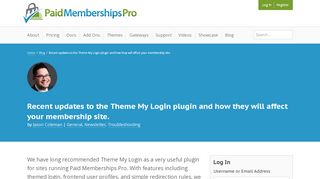 
                            7. Recent updates to the Theme My Login plugin and how they will ...