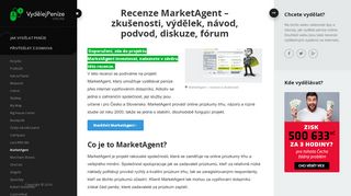 
                            3. Recenze MarketAgent – zkušenosti, výdělek, návod, podvod ...