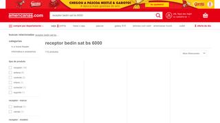 
                            10. Receptor Bedin Sat Bs 6000 em Promoção nas Lojas Americanas.com