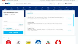 
                            8. Recharge - Online Mobile Recharge & Win 100% Cashback | Paytm ...