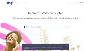 
                            9. Recharge Vodafone Qatar Online. Top-up Vodafone Today | Ding