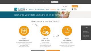 
                            3. Recharge your SIM card - top up your data account - Transatel DataSIM