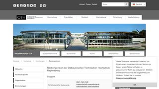 
                            9. Rechenzentrum - Ostbayerische Technische ... - OTH Regensburg