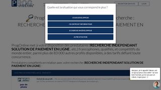 
                            9. RECHERCHE INDEPENDANT SOLUTION DE PAIEMENT EN LIGNE