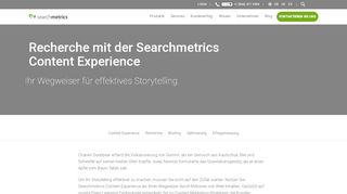 
                            5. Recherche mit der Searchmetrics Content Experience