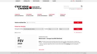
                            3. Recherche online banking | Société Générale