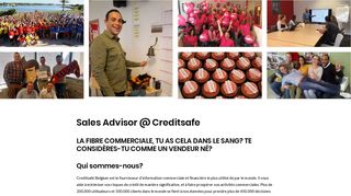 
                            10. Recherché: Sales Advisor @ Creditsafe | Joboxx
