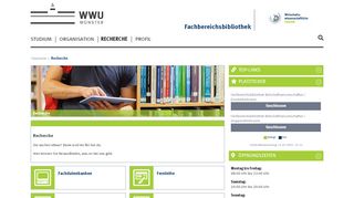 
                            4. Recherche - Wirtschaftswissenschaftliche Fakultät - Universität Münster