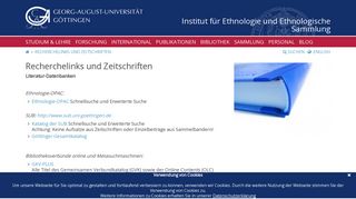 
                            3. Recherchelinks und Zeitschriften - Georg-August-Universität Göttingen