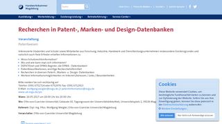 
                            13. Recherchen in Patent-, Marken - Handwerkskammer Magdeburg