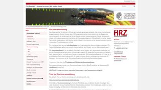 
                            7. Rechneranmeldung – Hochschulrechenzentrum ... - HRZ TU Darmstadt