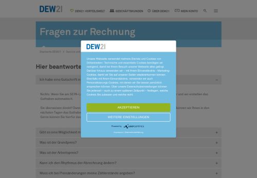 
                            3. Rechnung – DEW21